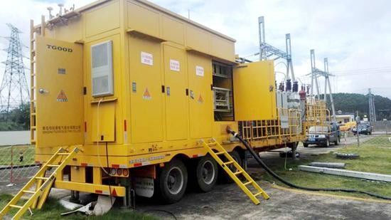 Mobilna podstacja transformatorowa 145KV